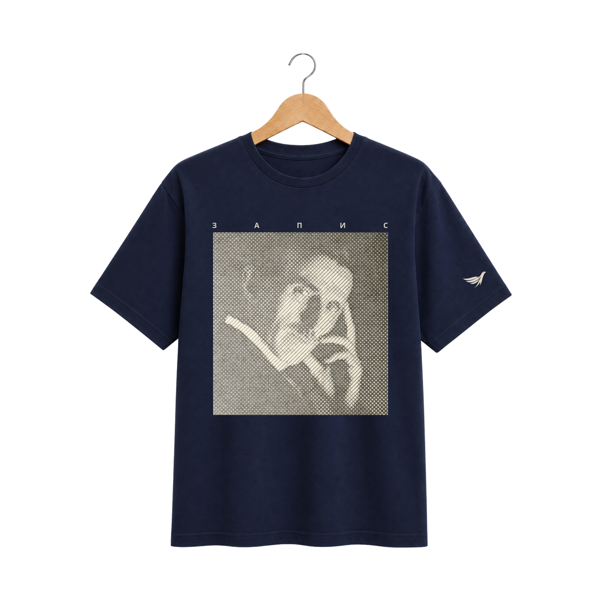 Pamučna teget majica - Nikola Tesla