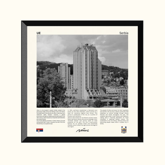 Minijatura crni ram - B&W Užice